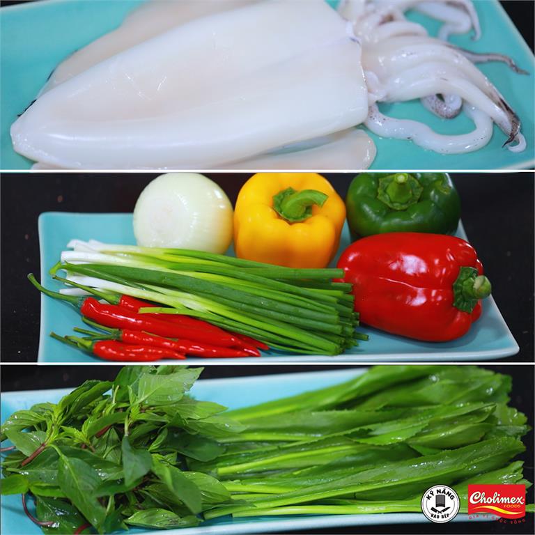 CÁCH LÀM MỰC XÀO SA TẾ NGON