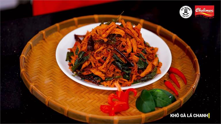 LÀM MÓN KHÔ GÀ LÁ CHANH