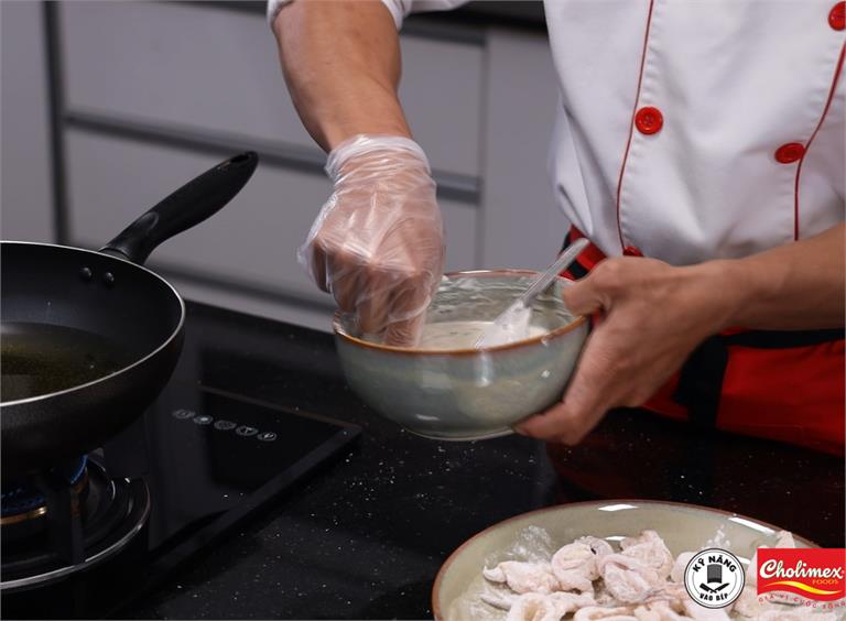 Cách làm Mực chiên xù giòn ngon
