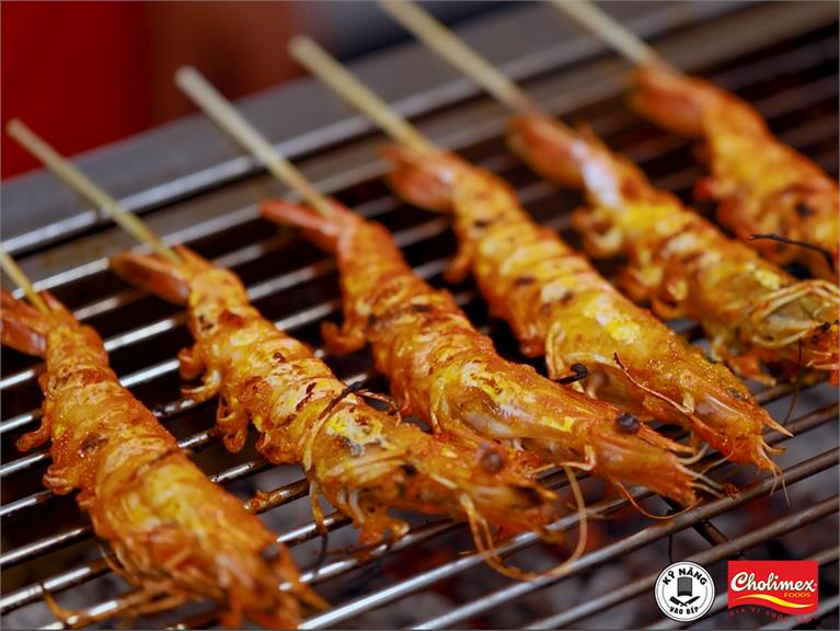 CÁCH LÀM TÔM NƯỚNG MUỐI ỚT NGON