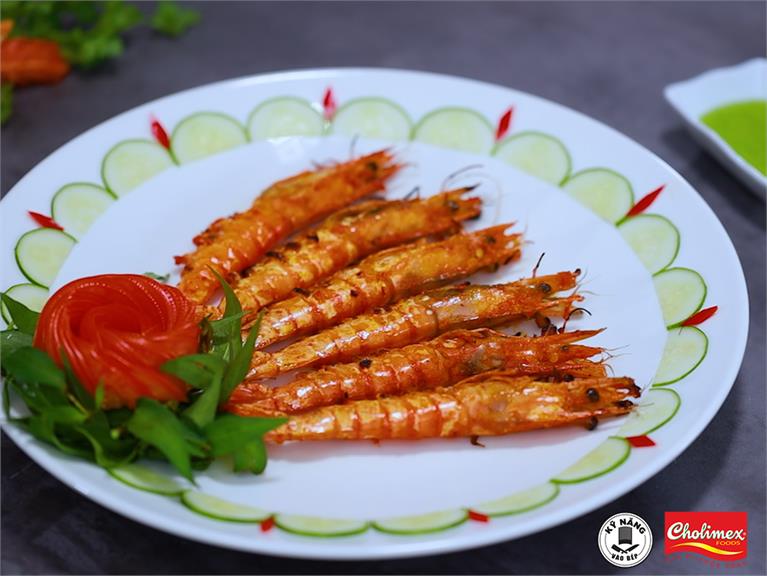 CÁCH LÀM TÔM NƯỚNG MUỐI ỚT NGON