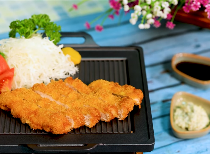 HƯỚNG DẪN CÁCH LÀM THỊT HEO CHIÊN XÙ TONKATSU Nhật Bản MỀM NGON ĐẬM ĐÀ